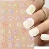 Redanco5D Embutido Popular Desenho Animado Adesivo para Nail Art Concha Luz Colorida Fogos de Artifício Estéreo Adesivo para Unha He1429