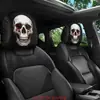 Capa de apoio de cabeça de carro para comércio exterior transfronteiriço, fronha de travesseiro de carro de terror e engraçada, à prova de poeira, altamente respirável, capa de fronha de travesseiro de pescoço de carro personalizada