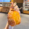 Juguete de Comida Simulada Llavero de Pan de PU Colgante para Mochila Llavero Creativo para Coche Decoración de Bolsa Pequeño Regalo de Horneado