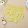 Nova Roupa Íntima Feminina de Renda Sem Costura de Cintura Média, Alta Elasticidade, Leve, Respirável, Triângulo Antibacteriano na Virilha Shorts Que Não Apertam o Enrolamento