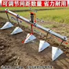 Herramienta de Acero al Manganeso para Cavar Zanjas, Arado Manual que Ahorra Esfuerzo, Herramienta Triangular Manual Ajustable para Aflojar la Tierra para Plantar Verduras, Nueva Azada Multicabeza