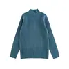 Wuli Bu Yi 2026 Invierno Nuevo Estilo Coreano para Niños Suéter Cálido de Punto de Manga Larga de Moda para Niñas de Cuello Medio Alto