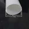 Tubo de silicona de gran diámetro manguera resistente a altas temperaturas funda protectora tubo tubo redondo tubo de silicona blanco superflexible conector flexible de silicona