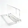 Personalización Masiva de Letreros de Escritorio, Letreros de Exhibición de Acrílico en Forma de T, Tarjetas Transparentes Verticales de Mesa, Letreros de Exhibición Deslizables