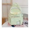 Mochila escolar nueva y linda, estilo japonés, moderna, para niñas, con múltiples compartimentos, diseño casual y gran capacidad