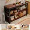 Estante de Almacenamiento para Cocina, Mesa Multifuncional de Piso de Múltiples Niveles para el Hogar, Ultra Estrecha, Mesa de Trabajo, Gabinete de Almacenamiento, Gabinete Lateral Estrecho