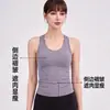 Chaleco Deportivo de Alta Intensidad con Almohadilla de Sujetador Integrada Camiseta sin Mangas de Yoga sin Costuras para Mujer Secado Rápido Arrugado Adelgazante Deportivo Hermosa Espalda