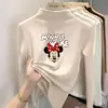 Y2022# Roupas Infantis Femininas Camiseta Casual de Manga Longa Infantil Camisa Base Camiseta Roupas de Veludo Alemão Jaqueta Nova de Outono