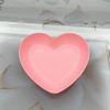 Plato para Escupir Huesos Casero con Forma de Corazón Plato de Huesos de Mesa Plato Creativo para Snacks Caseros Plato para Frutas Plato para Semillas de Melón Plato para Cáscaras de Fruta Basura