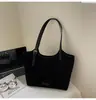 Bolsa Tote de Gran Capacidad para Mujer 2026 Nuevo Retro Terciopelo de Ciervo Cuero Bolso de Oficina Moda Casual Hombro Único Axila Bolsa Grande