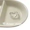 Anillo Plateado Brillante de Diseño Simple Coreano Plata de Ley S925 Estilo Ins Anillo de Corazón Hueco Texturizado para Mujer de Gama Alta