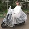 Impermeable Grueso para Bicicleta Ciclismo Talla Grande con Mangas Poncho de Lluvia para Scooter Eléctrico Motocicleta Persona Sola Hombres Mujeres Estilo Nuevo