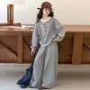 Conjunto de Sudadera para Niñas Primavera y Otoño 2026 Nuevo Casual Estilo Coreano Conjunto de Sudadera de Dos Piezas para Niñas Mayores