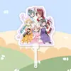 Puella Magi Madoka Magica Placa de Pegada Grande em Formato de Leque Mercadoria de Suporte para Shows Estilo Igual ao do Tiktok