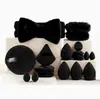 Set de 20 Piezas de Herramientas de Maquillaje Herramientas de Belleza Banda para el Cabello de Franela Esponja para Polvos Suave Agradable para la Piel Set de Beauty Blender