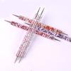Cross-Border Double-head drill pen 5 PCs terno colorido cristal de duas cabeças drill pen drill pen terno atacado