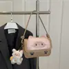 Bolsa de Mão Gato Torrada Desenho Animado Novo Inverno 2025 Feminina Bonita Grande Capacidade Exquisite Bolsa de Ombro Transversal