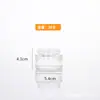 Frascos Transparentes para Creme Atacado, Frascos de Vidro para Amostras Cosméticas, Produtos para Cuidados com a Pele, Frascos para Creme para os Olhos, Frascos para Máscara Facial, Frascos Reabastecíveis, Potes Selados