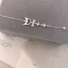 Serie rosa dulce, simple y versátil, pulsera fresca y delicada de estrella y luna con diseño de lazo tridimensional y pentagrama