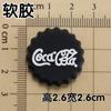 Chinelos criativos com buraco para salsicha e cachorro-quente Adesivo para geladeira Cola macia Acessórios DIY Capa de celular Material de decoração para copo