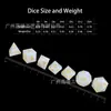 Juego de Mesa Dungeons and Dragons Dados Set de 7 Piezas Proteína Blanca Dados de Cristal Rpg Dnd