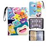 Álbum de Cartas Pokemon 4 Ranuras 9 Compartimentos Pokemon Cuero Colección Álbum Transfronterizo Dropshipping Tarjeta Cremallera Almacenamiento Álbum Bolsa