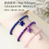 Pulsera Estrella de Amatista Natural Runya Estilo Nuevo Primavera y Verano Cristal Rosa Fresca y Sencilla Pulsera para Mujer Venta al por Mayor de Fábrica