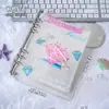Álbum de Tarjetas de 4 Compartimentos, Hojas Sueltas, Clip de Hierro, Cubierta Acrílica de Alta Transparencia, Aspecto de Alta Calidad, A5 Polaroid, Tarjeta Pequeña, Merchandising de Estrellas