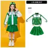 Fantasias de cheerleading infantis, trajes para a cerimônia de abertura do dia esportivo do ensino fundamental, uniformes de classe do jardim de infância e trajes para apresentações em grupo