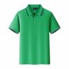 Atacado Camisa Polo Manga Curta Roupas Publicidade Camisa Cultural Produção Algodão Gola Polo Camiseta Roupa de Trabalho Impressão de Logo Bordar
