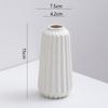 Shumen origami nórdico moderno branco cerâmica decorativa vaso de flores secas sala de estar armário de TV corredor arranjo de flores ornamentos