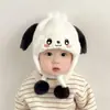 Gorros para Bebé para Otoño e Invierno, Gorros de Felpa con Protección para Orejas de Bebé, Lindos Gorros de Lana para Bebés y Niños Pequeños, Gorros de Invierno Gruesos y Cálidos