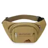 Riñonera de lona para hombre, sitio de trabajo, multifuncional, gran capacidad, práctica, impermeable, resistente al desgaste, bolsa para teléfono móvil, caja registradora, bolsa de negocios