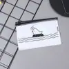 Bolsa de PVC em Formato de Pássaro, Bolsa Ziplock Semi-Transparente de Eva, Elástico, Roupa Íntima, Bolsa Portátil para Viagem, Autovedante