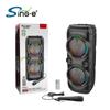 Sing-E Zqs8229 Altavoz Bluetooth Inalámbrico de Alta Potencia para Exteriores, Volumen, Fiesta de Baile Cuadrado, con Micrófono
