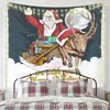 Tapeçaria de Natal Nova Pano de Pendurar Transfronteiriço Pano de Fundo Decorativo Sala de Fundo de Natal Atmosfera de Feriado Pano de Parede Estilo Americano