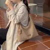 Bolso de Paja Tejida Calado de Verano para Mujer 2026 Nueva Moda Bolso de Hombro Tejido de Gran Capacidad Bolso Tote Cubo para Viajes