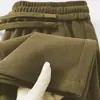 Calças casuais de atacado transfronteiriças com cordão, calças femininas de outono, longas, simples, elásticas, cintura alta, retalhos, soltas, retas, perna larga