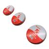 Almohadilla de Tinta Almohadilla de Tinta Almohadilla de Tinta para Manualidades de Secado Rápido Redonda Caja de Hierro Superficie de Tela Roja Almohadilla de Tinta de Secado Rápido Material para Sello de Estampa Venta al por Mayor