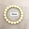 Pulseira de Porcelana Pura Russa com Cera de Abelha Branca Pulseira de Porcelana Chinesa Branca Fosca Leite com Contas de Mel Branco Flor de Porcelana Branca