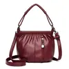 Bolsa Feminina Transfronteiriça 2026 Verão Textura Retrô Bolsa Transversal de Ombro Único Grande Capacidade Moda Simples Bolsa de Mão Estilo Balde