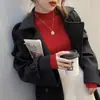 Nuevo Suéter de Punto Negro de Cuello Alto Otoño/Invierno para Mujer, Elegante, Ajustado, Capa Interior Base, Top Cálido