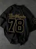 Temu mais vendido 3D estampa digital manga curta tamanho 78 camiseta bola top masculino respirável à prova de suor solto gola redonda top