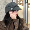 Boina Vintage Plissada Estilo Japonês Nuvem para Mulheres, Roupa de Outono e Inverno, Estilo Artístico, Boina Emagrecedora, Chapéu Slouchy da Moda