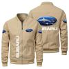 SPA Esportes Locomotiva de Madeira Luke Casual Zíper Cor Sólida Preto Fino Estilo Punk Masculino Padrão de Carro Japonês Roupa Masculina