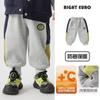 Pantalones de Algodón de Invierno para Niños Estilo Europeo Derecho, Pantalones Deportivos para Bebé Pequeño, Forro Polar, Engrosados, Pantalones Largos Cálidos para Niños, Modernos