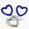 Accesorios para joyería DIY cobre puro nariz de cerdo goteando conector de doble agujero tamaño grande pequeño Rosa Rojo Rosa