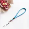 Cordão Curto para Celular, Cordão de Couro PU de Alta Qualidade, Pingente de Chaveiro, Pulseira de Pulso Unissex