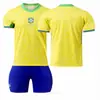 Camisetas de Local y Visitante de Brasil para la Copa América 2024 No. 10 Uniformes de Fútbol de Neymar Vinicius Raphinha