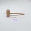 Mini martillo de madera, martillo de madera maciza, martillo arqueológico de madera para bricolaje, martillo de madera para suministros semanales